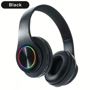 B39 Wireless Headphone  With Noise Reduction Mic Charging Cable Included - Black